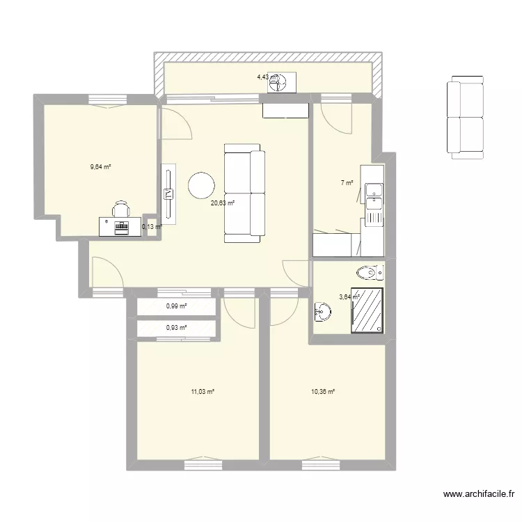 Appartement Plans Original. Plan de 