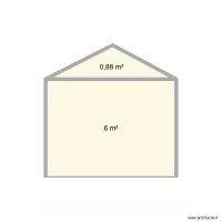 Abri de jardin - vue face avant