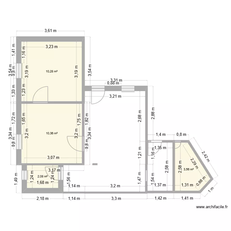 Angoulins. Plan de 4 Pièces et 26 m² Angoulins. Plan de 4 Pièces et 26 m²
