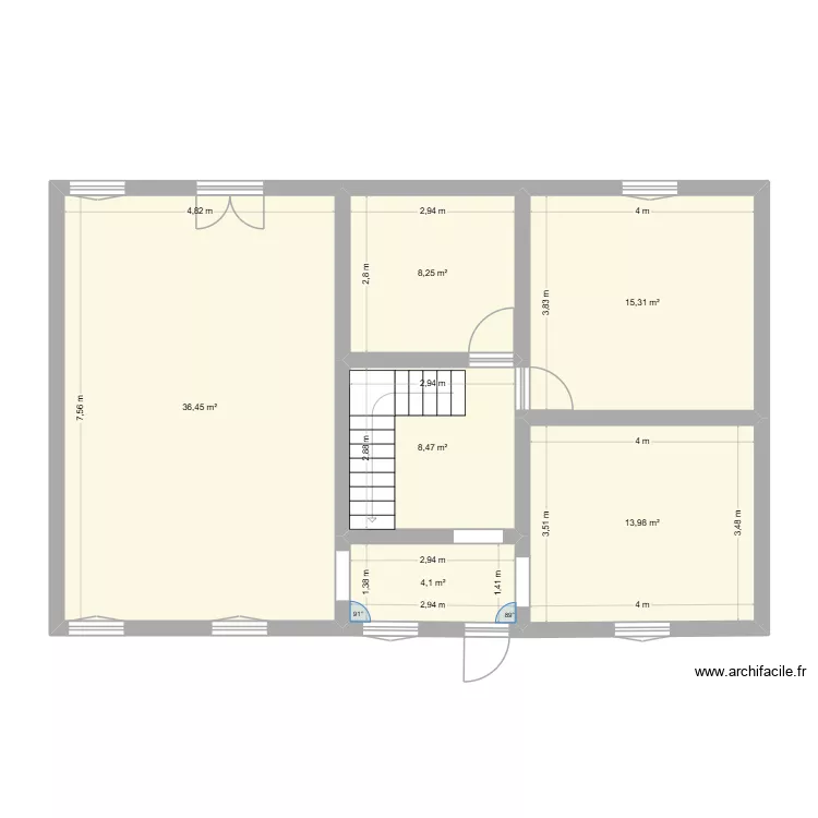 MAINA1. Plan de 6 et 87 m² MAINA1. Plan de 6 et 87 m²
