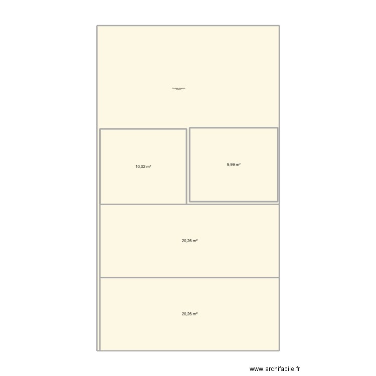 Stockage plan. Plan de 5 pièces et 101 m2