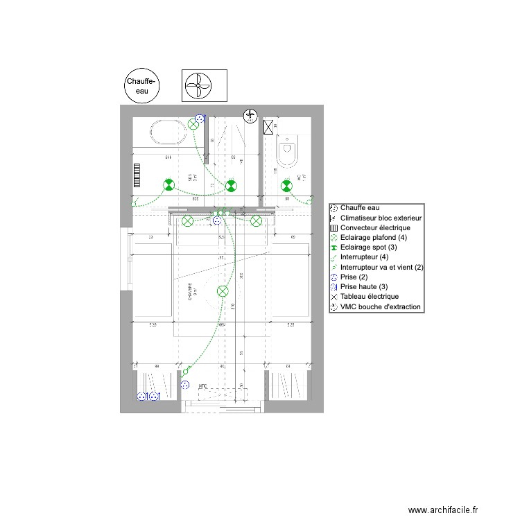 Cabanon elec. Plan de 0 pièce et 0 m2