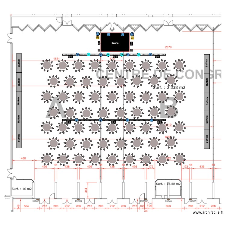TPG/Palexpo. Plan de 0 pièce et 0 m2