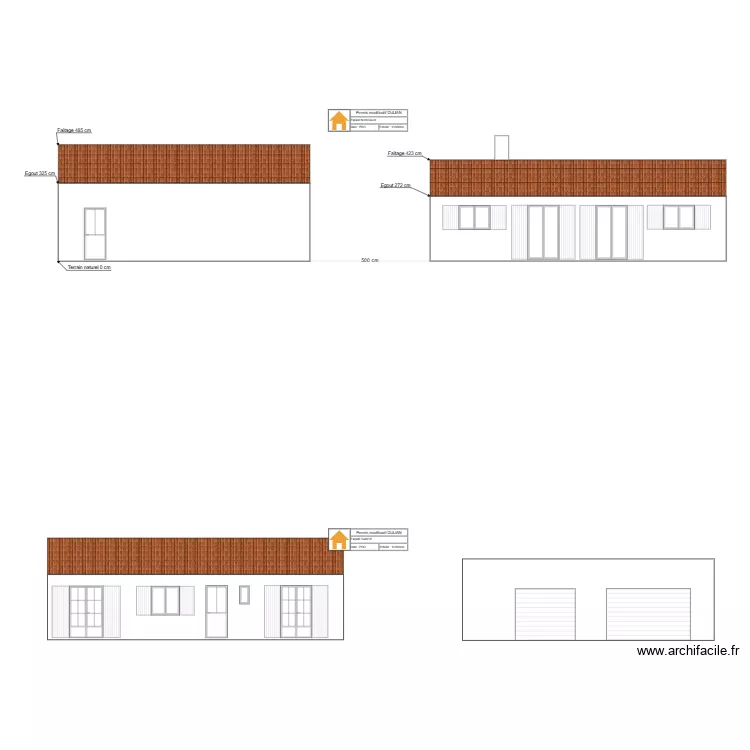 PCMI DULIAN facade NORD. Plan de PCMI DULIAN facade NORD. Plan de