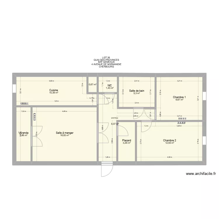 BAT GEMEAUX LGT 35. Plan de 
