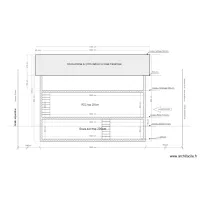 maison Douvres 73m&sup2; / plan coupe 2 r&eacute;hausse