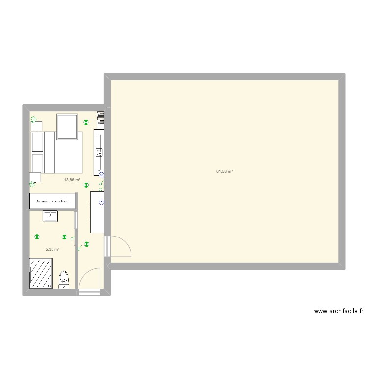 chambre dami 1 Plan 2024 . Plan de 0 pièce et 0 m2