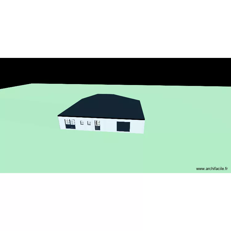 Maisonlkpo,pi. Plan de 8  et 180 m²