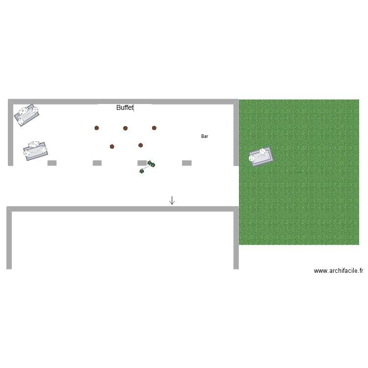 Vaumonteuil cocktail. Plan de 0 pièce et 0 m2