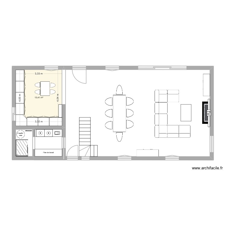 reno trousserie. Plan de 0 pièce et 0 m2