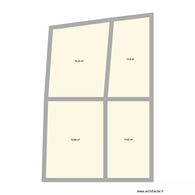 Projet Maison Listrac. Plan de 