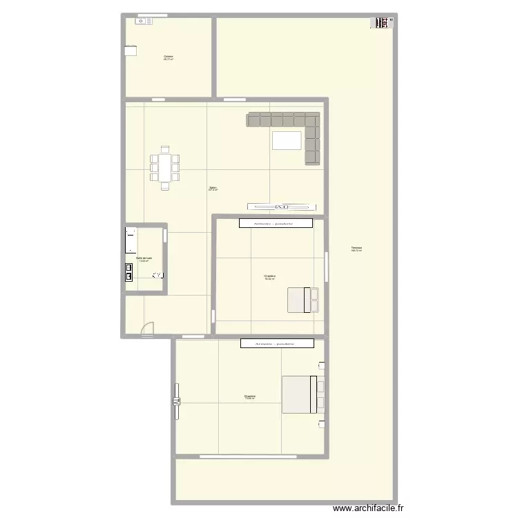 Plan Maison 2. Plan de 6 Pièces et 495 m² Plan Maison 2. Plan de 6 Pièces et 495 m²