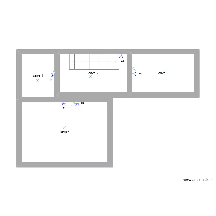 elec cave spl. Plan de 4 Pièces et 32 m² elec cave spl. Plan de 4 Pièces et 32 m²
