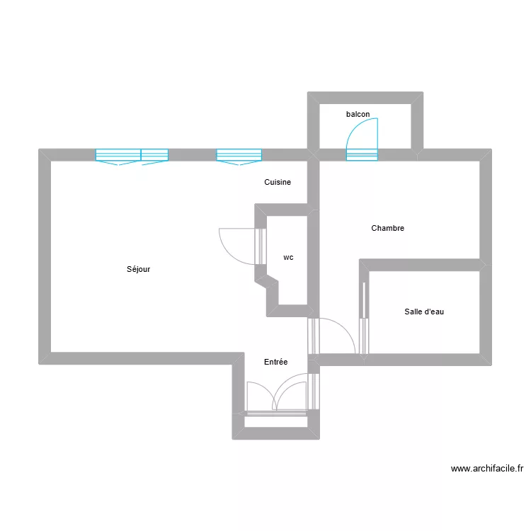 appartement romagny. Plan de 