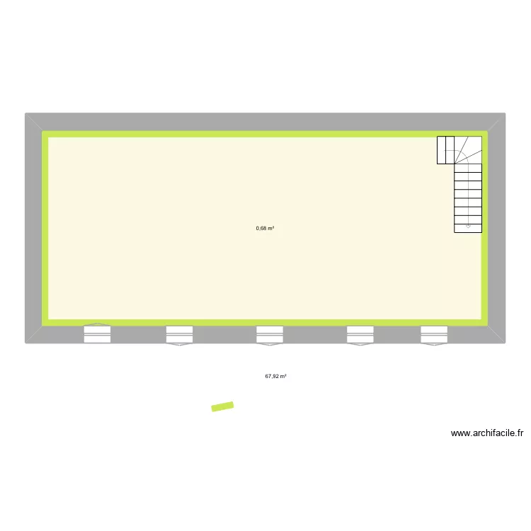Maison plougonven. Plan de 2  et 142 m²