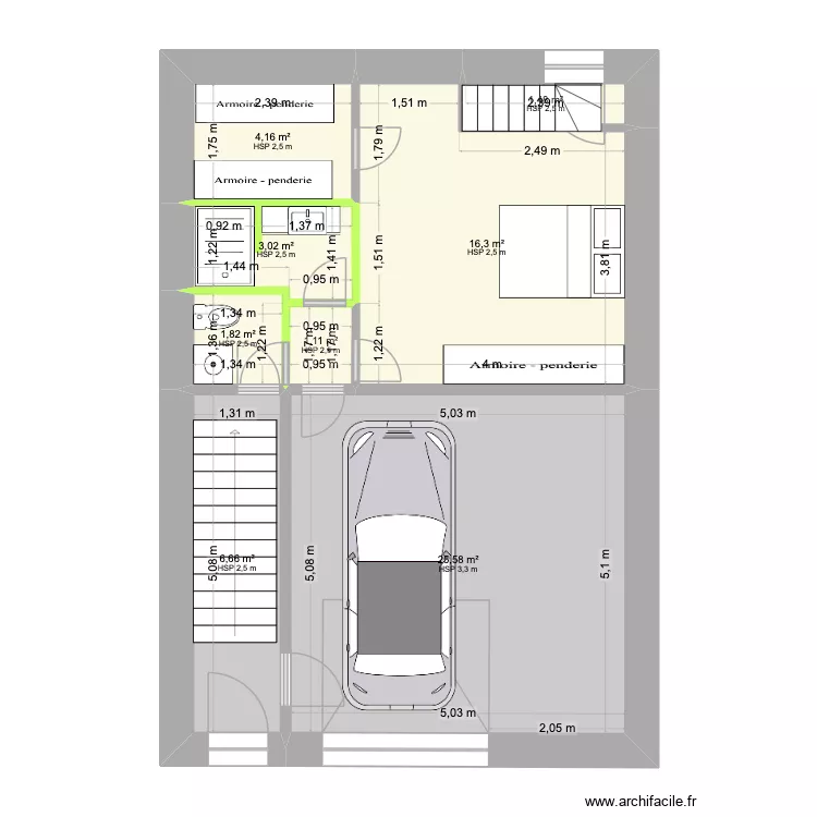 Plan atelier Jean modifi&eacute;. Plan de 