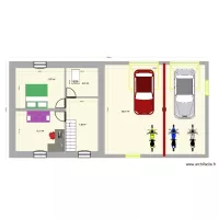 Plan maison avec extention (2)
