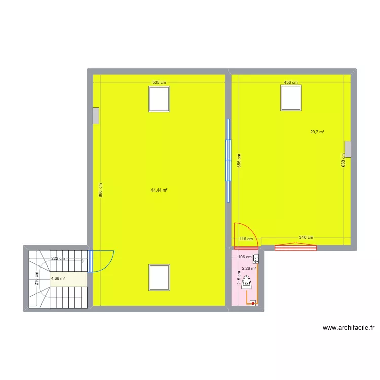 Bombart R+2. Plan de 