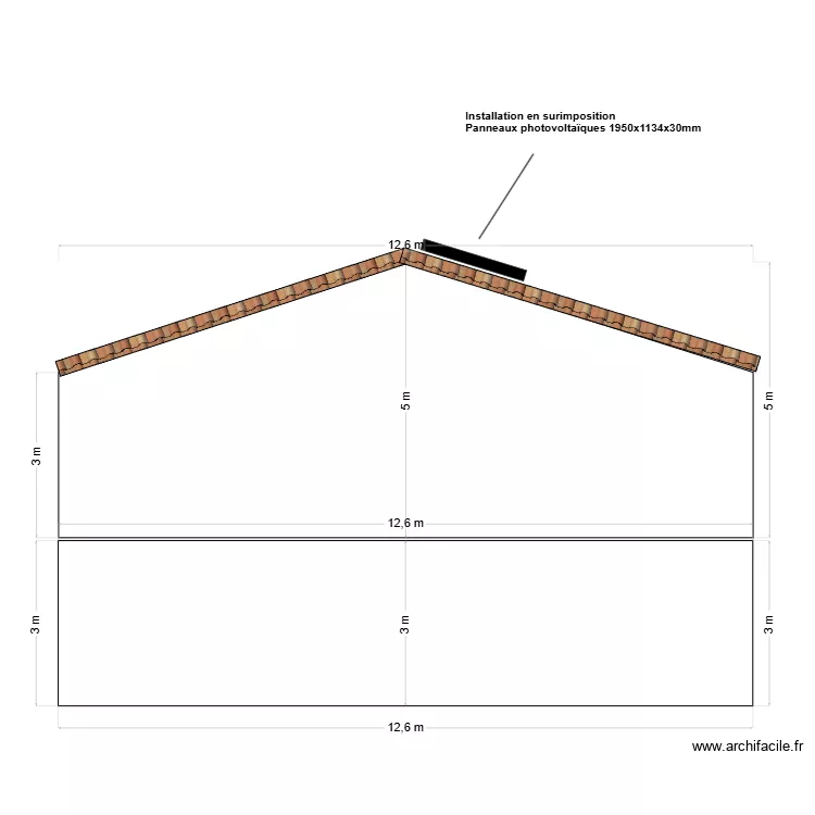 coupe m andre. Plan de 