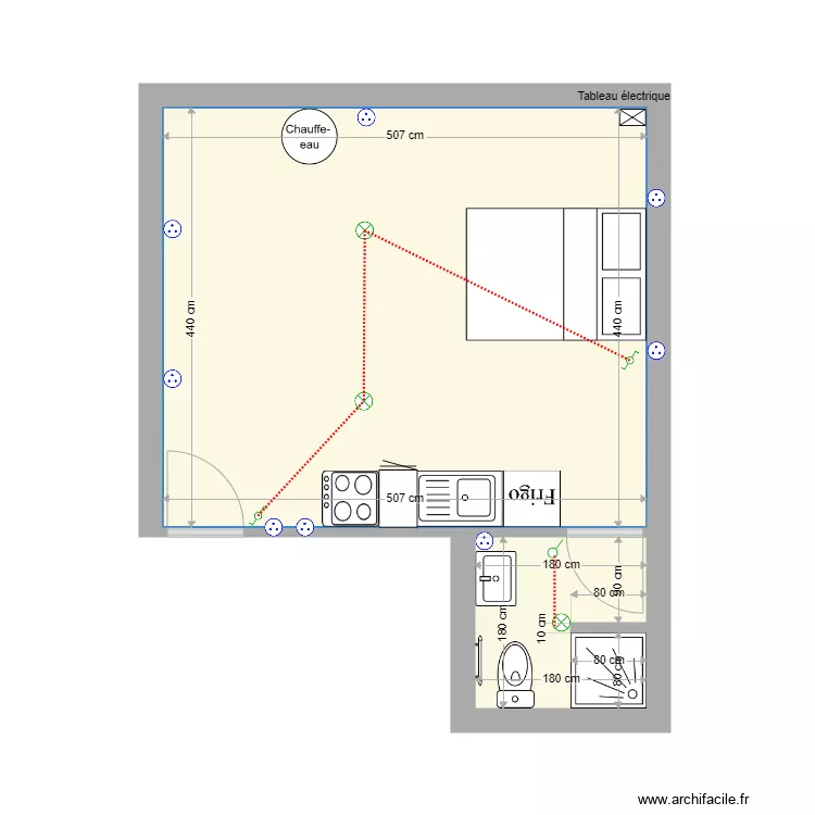 SCI FUMEY - APPART 1 et 2 - BLOIS. Plan de 