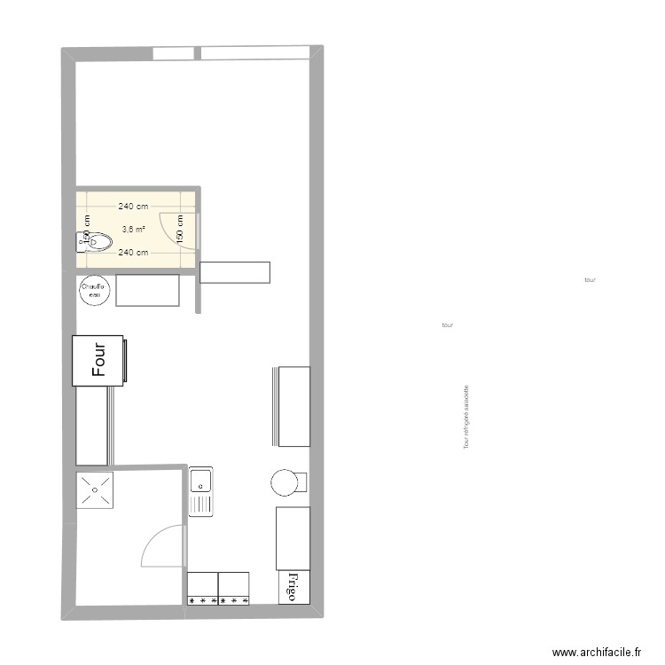 pizzeria4. Plan de 0 pièce et 0 m2