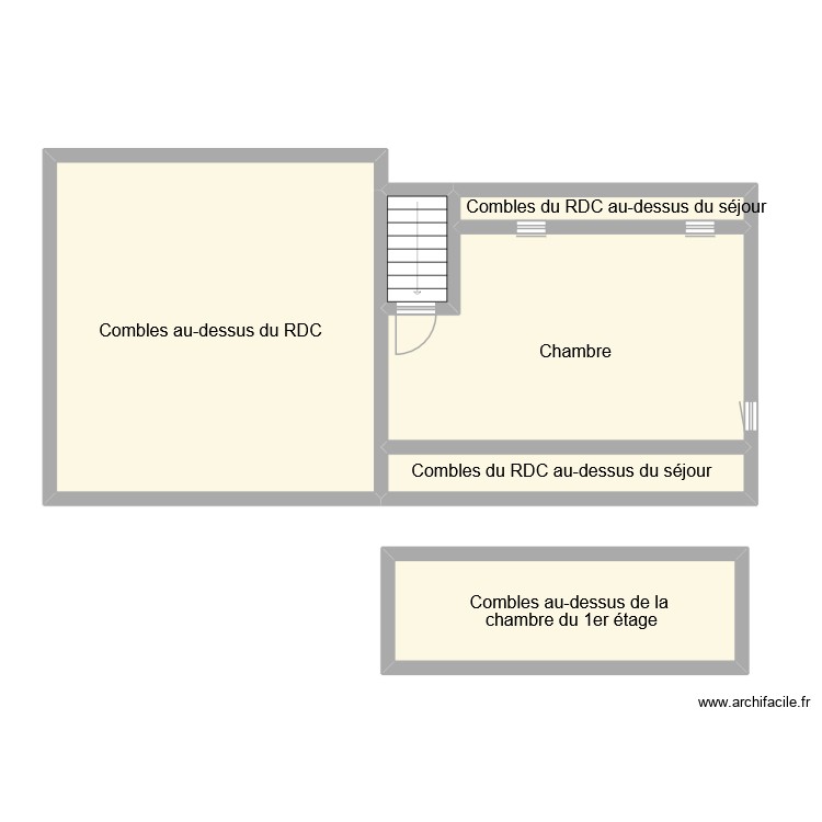 soubrier etage. Plan de 0 pièce et 0 m2