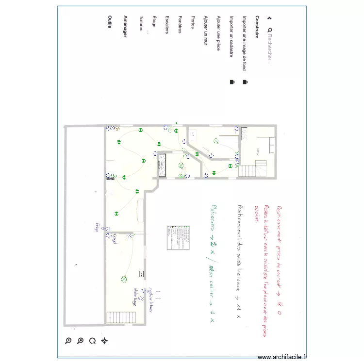 badet. Plan de badet. Plan de