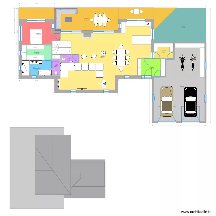 Projet maison à construire v3. Plan de Projet maison à construire v3. Plan de
