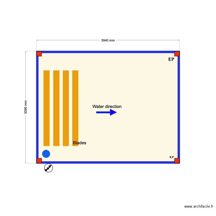 Joanne Ryan. Plan de 1 pièce et 11 m2