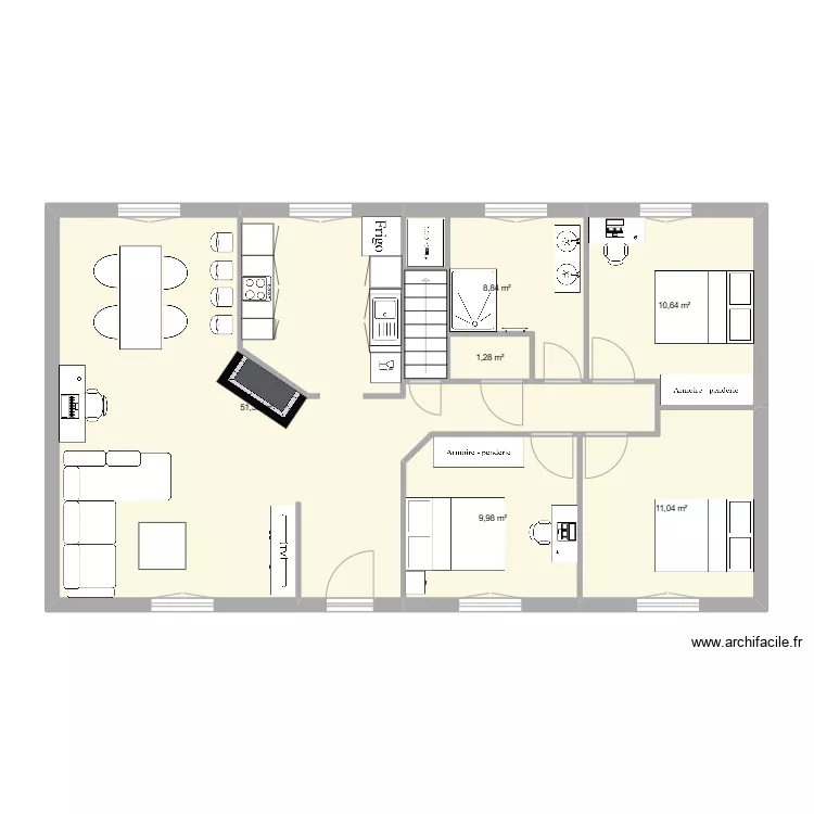 plan maison saint parres les vaudes. Plan de 