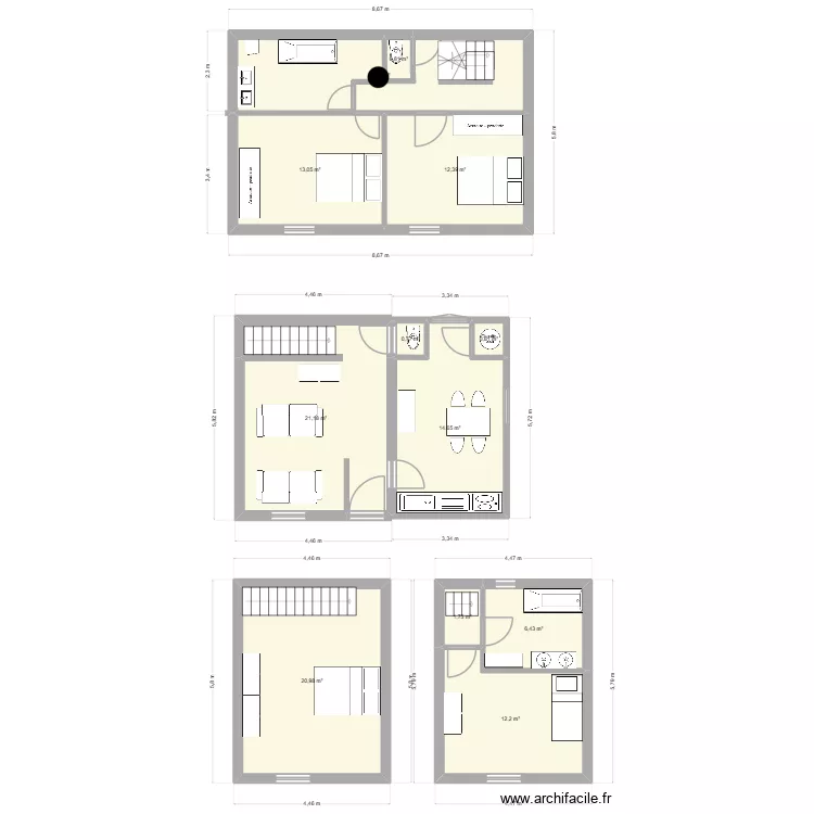 maffle etage 1. Plan de 