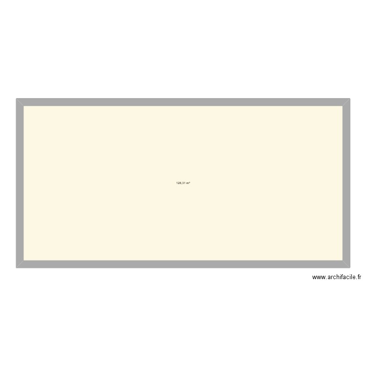 .?KLJNJKBNHJ. Plan de 1 pièce et 128 m2