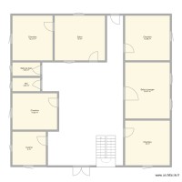 Plan de fondation pour Maison T7