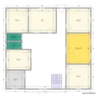 Plan de fondation pour Maison T7