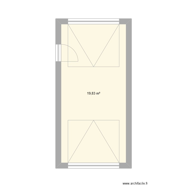 Garage. Plan de 0 pièce et 0 m2