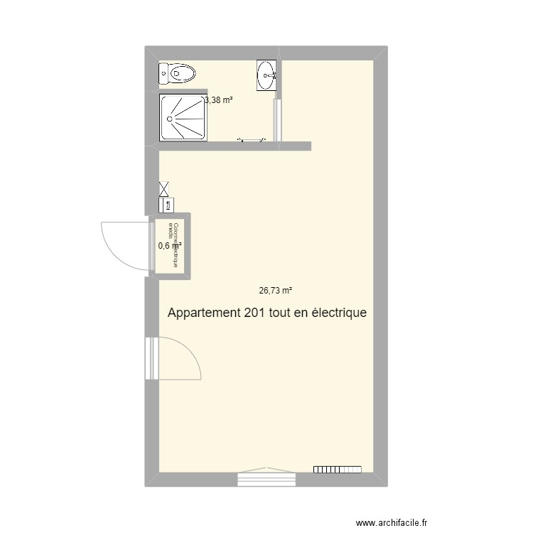 APPARTEMENT 201. Plan de 0 pièce et 0 m2