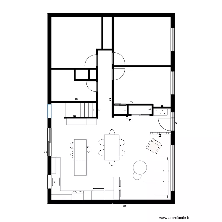 Begon vide. Plan de 8 et 95 m² Begon vide. Plan de 8 et 95 m²