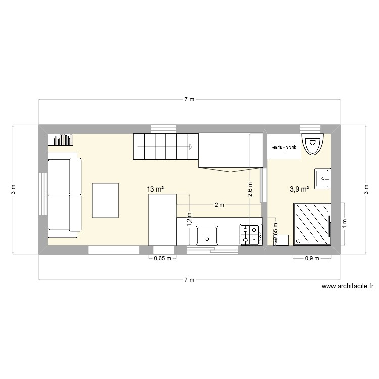 authentic. Plan de 0 pièce et 0 m2