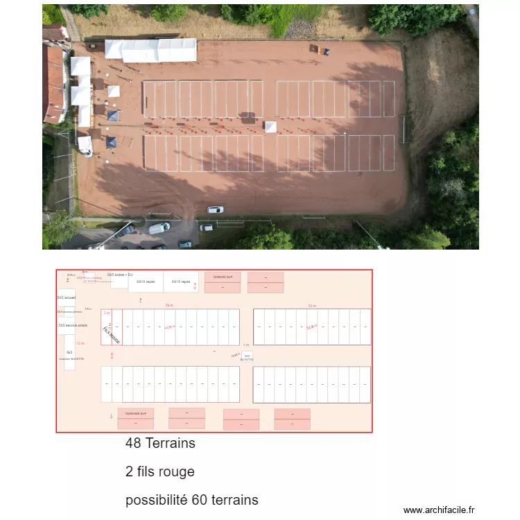 PROJET PLAN TOURNOI 29 JUIN 2024. Plan de 