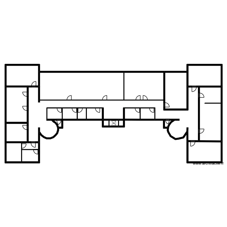 BAT7 2E. Plan de 19  et 286 m²