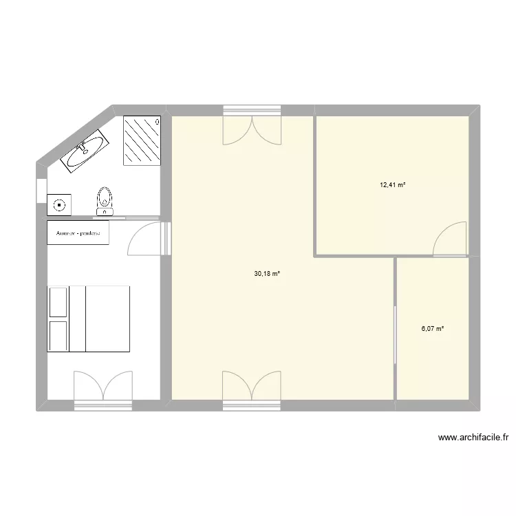 Extension Pins justaret. Plan de 