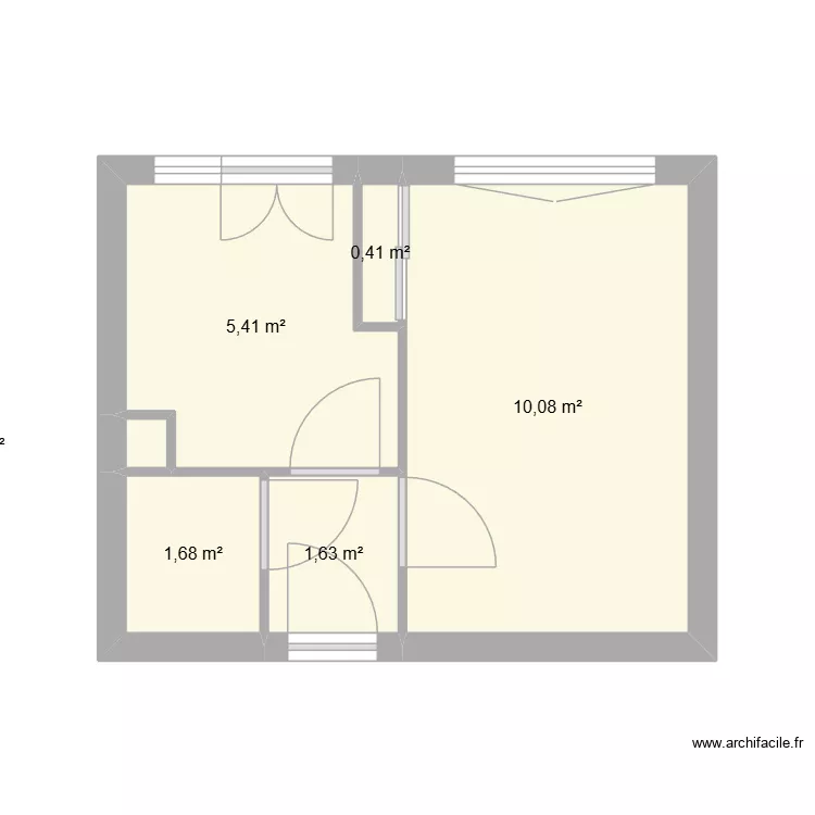 DUPIC. Plan de 6  et 19 m²