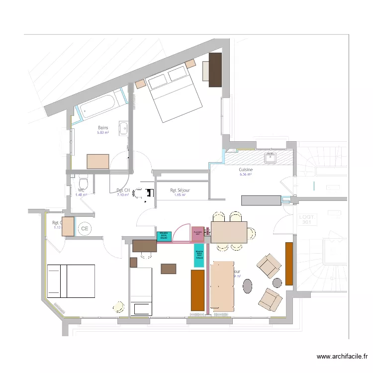GARNIER 14 ARTHUR 1. Plan de 