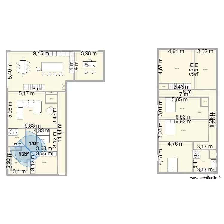 maison montelier. Plan de 21 et 285 m² maison montelier. Plan de 21 et 285 m²