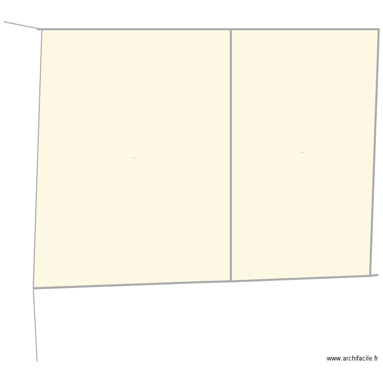 pagny. Plan de 2 pièces et 371 m2