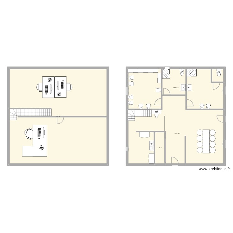 cite technique. Plan de 4 pièces et 256 m2
