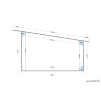 Cotation abri vue latéral
