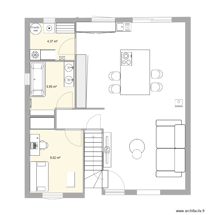 rdc. Plan de 0 pièce et 0 m2