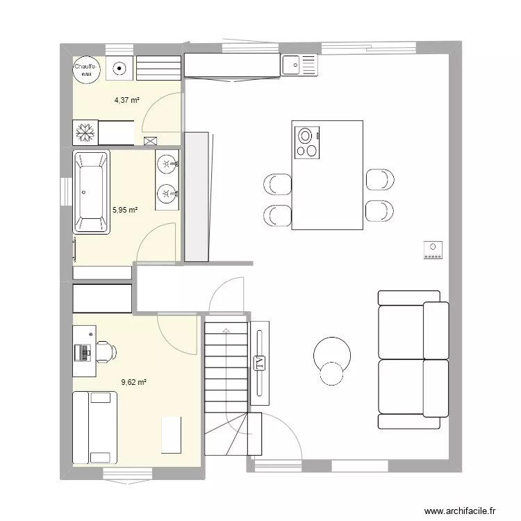 rdc. Plan de rdc. Plan de