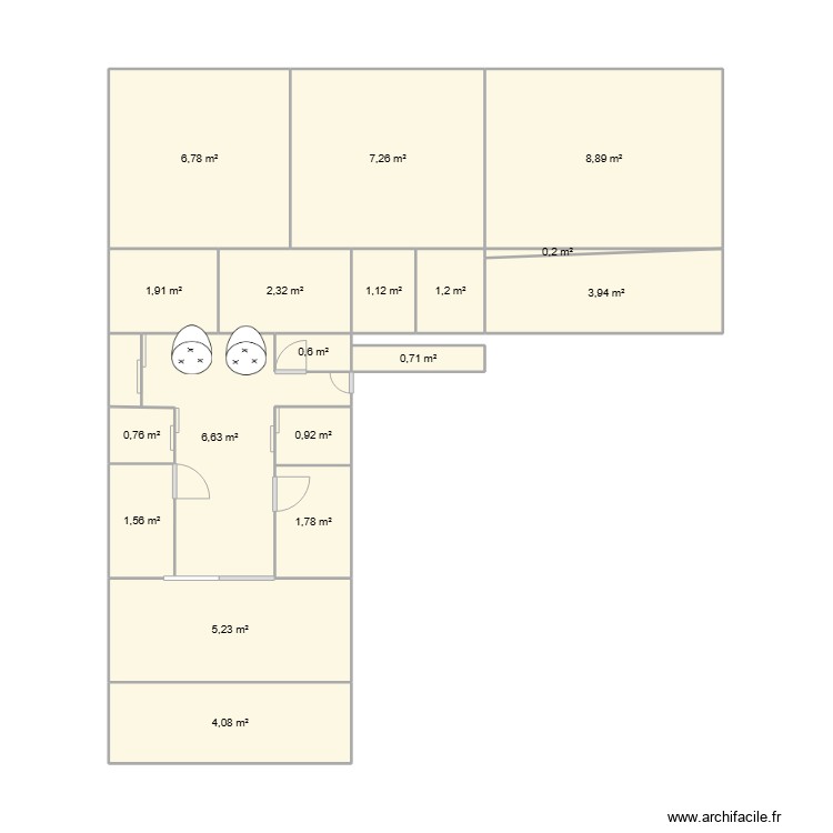 institut de beauté spa. Plan de 0 pièce et 0 m2